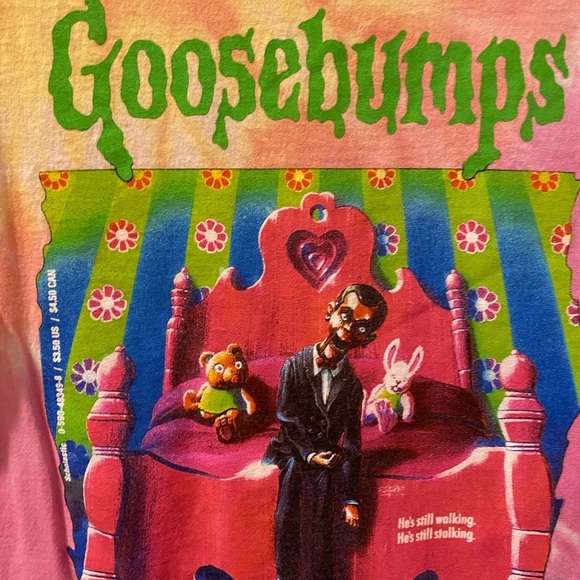 Goosebumps T Shirt AdultTie Dye Cotton Short Sleeve Size M - Picture 3 of 4